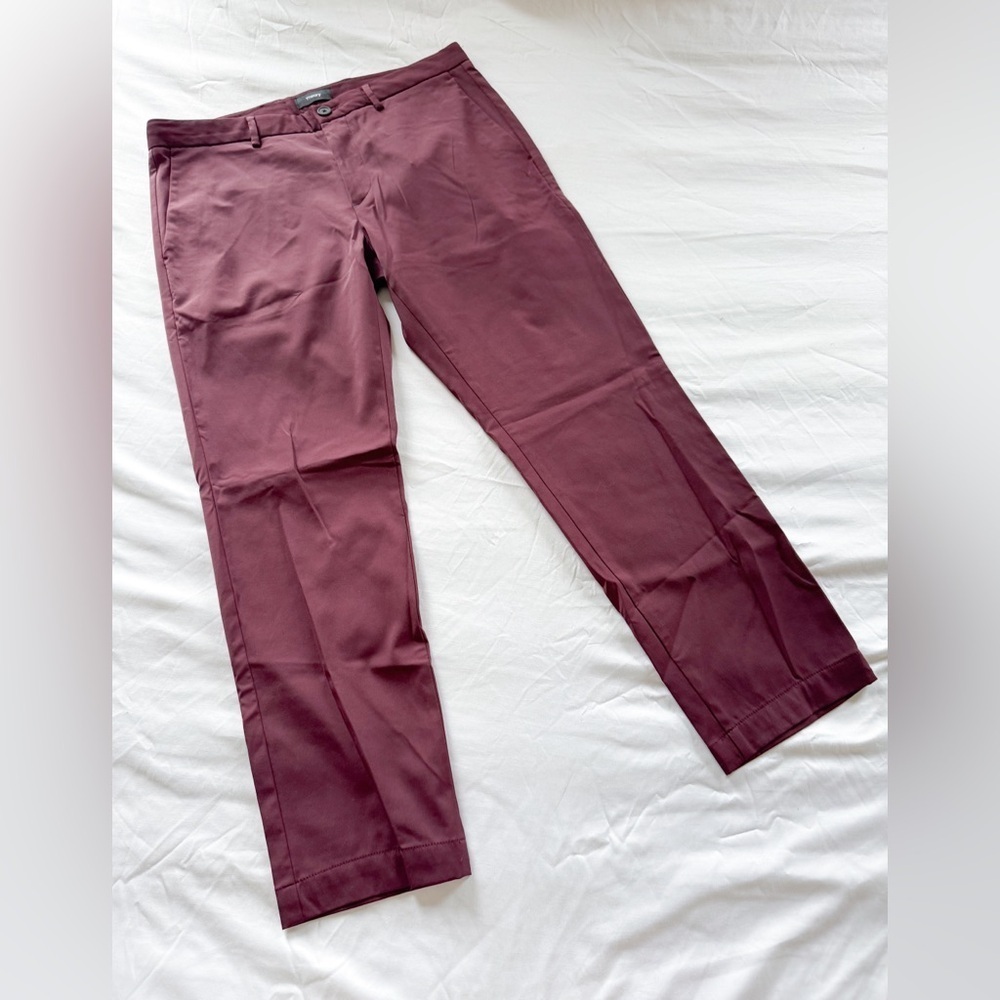 Men's Theory Maroon Dress Pants size 32
